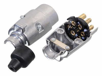 07452 Zástrčka tažného zařízení 7 pólů ALU