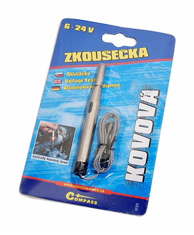 07512 Zkoušečka 6-24V kovová