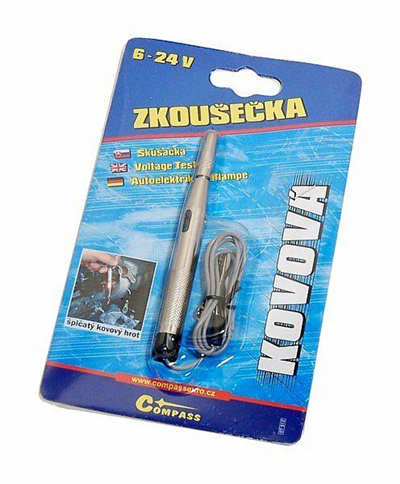 07512 Zkoušečka 6-24V kovová