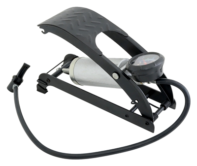 09153 Hustilka nožní s manometrem jednopístová TÜV/GS 1x120mm