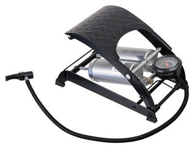 09154 Hustilka nožní s manometrem dvoupístová TÜV/GS 2x120mm