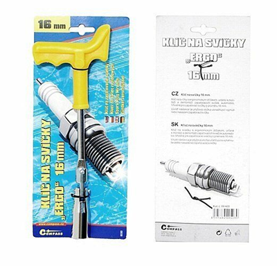 09403 Klíč na svíčky ERGO 16 mm