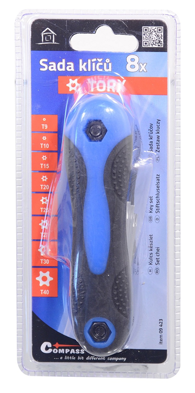 09423 TORX sada 8ks T9-T40