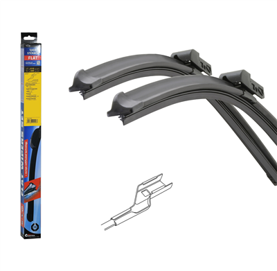 10553 Stěrače FLAT SET (CUBE16) 610+480mm