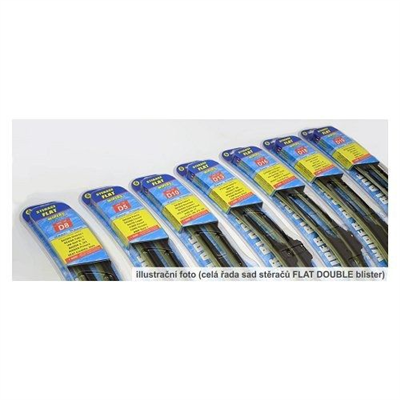 11116 Stěrače FLAT DOUBLE (D16) 610+410mm RAPID, CITIGO