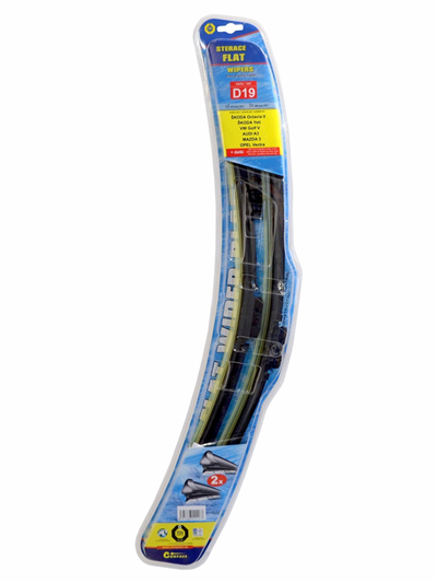 11119 Stěrače FLAT DOUBLE (D19) 610+480mm OCT II