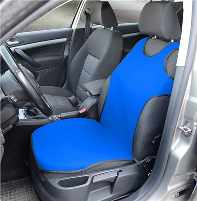 31621 Potah sedadla TRIKO SOFT přední 1ks modrý