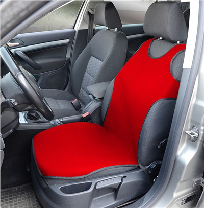 31622 Potah sedadla TRIKO SOFT přední 1ks červený