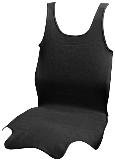 31625 Potah sedadla TRIKO SOFT přední 1ks černý