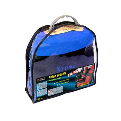 31632 Potah sedadla TRIKO přední 2ks modrý