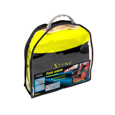 31634 Potah sedadla TRIKO přední 2ks žlutý