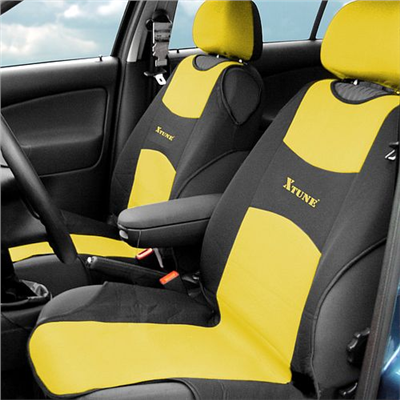 31634 Potah sedadla TRIKO přední 2ks žlutý