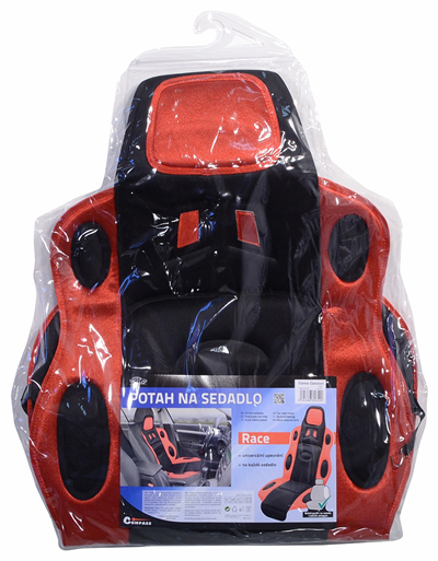 31652 Potah sedadla RACE černo-červený