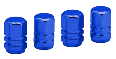 32331 Ozdobné kryty ventilků modré 4ks