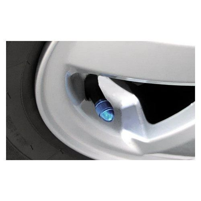 32331 Ozdobné kryty ventilků modré 4ks