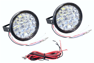 33541 Světla denního svícení kulatá 18 LED/12V
