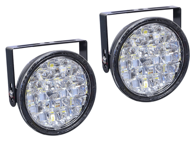 33541 Světla denního svícení kulatá 18 LED/12V