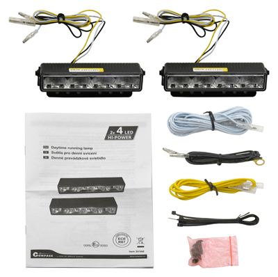33546 Světla denního svícení 4 HIGH POWER LED 12V/24V