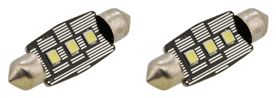 33827 Žárovka 3 LED SMD 12V suf.11X38 SV8.5 NEW-CAN-BUS bílá 2ks