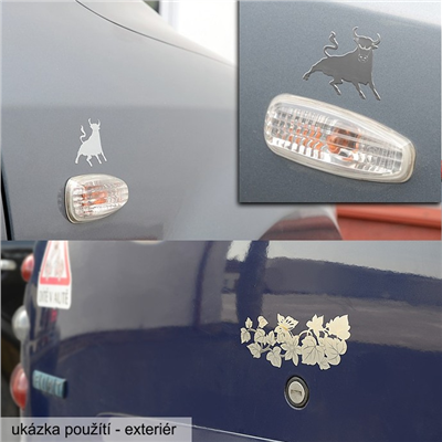 35308 Znak GTI samolepící METAL velký