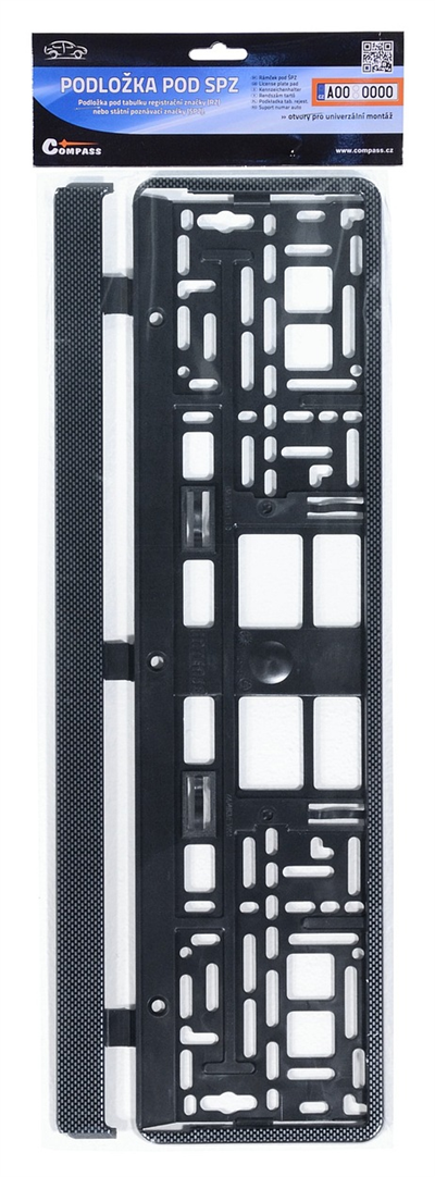 91567 Podložka pod SPZ CARBON STRIP