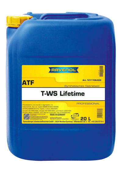 ATF T-WS Lifetime - 20L