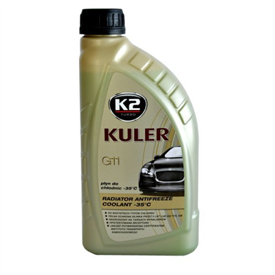 KULER G11 MODRÁ - nemrznoucí kapalina do chladiče do -35 °C - 1L