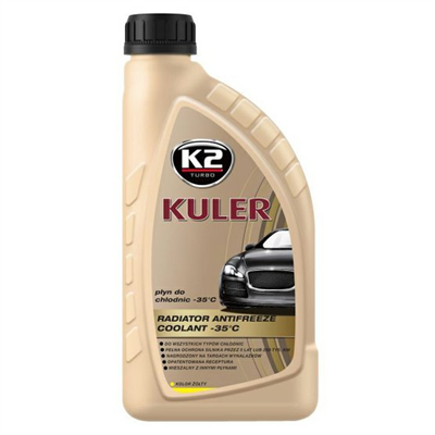 KULER ŽLUTÁ - nemrznoucí kapalina do chladiče do -35 °C - 1L