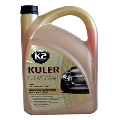 KULER G12/G12+ ČERVENÁ - nemrznoucí kapalina do chladiče do -35 °C - 5L