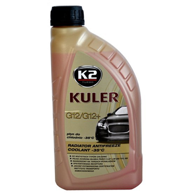 KULER G12/G12+ ČERVENÁ - nemrznoucí kapalina do chladiče do -35 °C - 1L