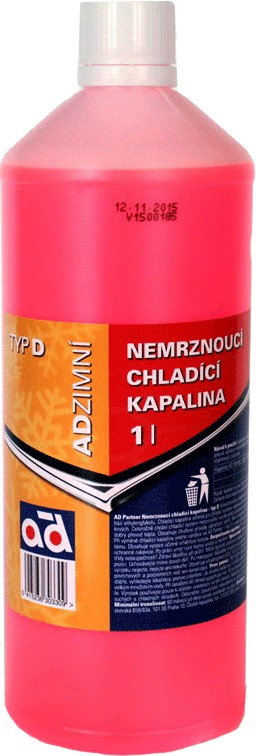 NEMRZNOUCI CHLADICI KAPALINA TYP D ANTIFREEZE - 1L