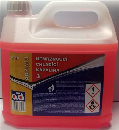 NEMRZNOUCI CHLADICI KAPALINA TYP D ANTIFREEZE - 25L