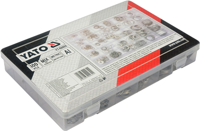 Podložky hliníkové sada 300 ks