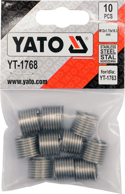 Spirálová vložka na opravu závitů M12 10 ks