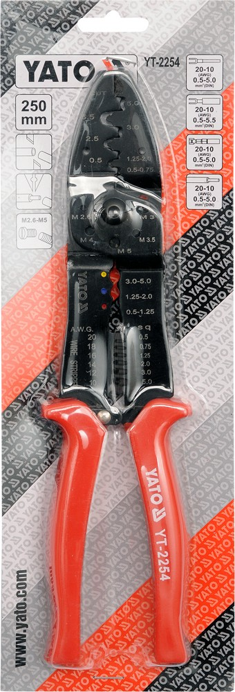Kleště odizolovací a konektorové 250mm