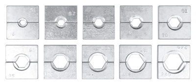 Kleště lisovací na koncovky kabelů AL 10-95mm2 , Cu 10-120mm2, 415mm