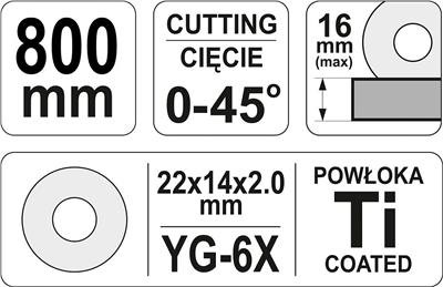Řezačka na obklady 800 mm