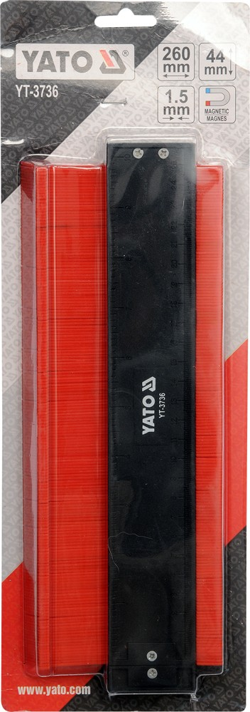 Šablona na profily 260 mm magnetická