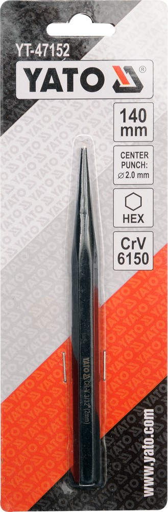 Vyrážeč kuželový 2,0 x 140mm