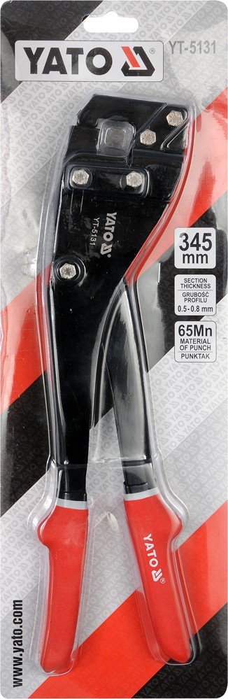 Kleště ke spojování profilů 345mm max 0,8mm