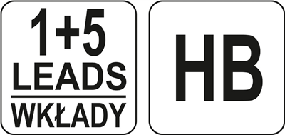 Tužka zednická automatická + 5 náhradních náplní