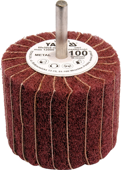 Kotouč lamelový radiální 60x50 P-60 s hřídelí 6 mm