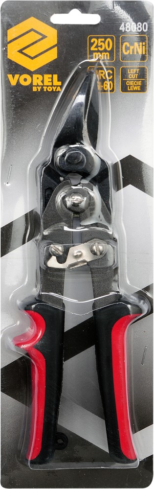 Nůžky na plech 250 mm levé CrNi