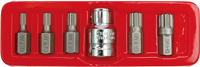 Sada bitů 6 ks CrV vícezubé