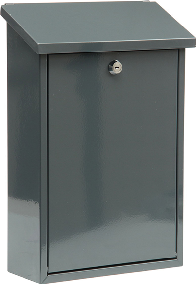 Poštovní schránka 400x250x100mm šedá
