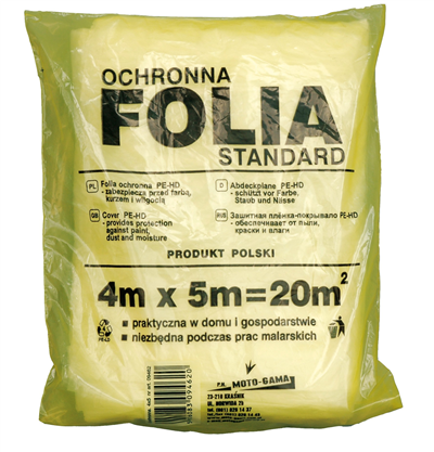 Fólie krycí 4 x 5 m malířská