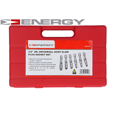 Energy NE00398 Set-sada nástrčných klíčů, žhavicí svíčka