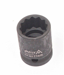 ASTA 525621P Hlavice nástrčná úderová 1/2 21 mm, 12hranná