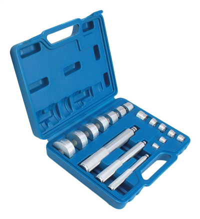 Přípravek na montáž a demontáž ložisek a těsnění, sada 17 dílů