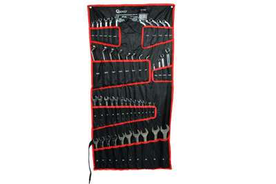 Klíče očkoploché, očkové, na převlečné matice, TORX a C klíče, velká sada 47 kusů